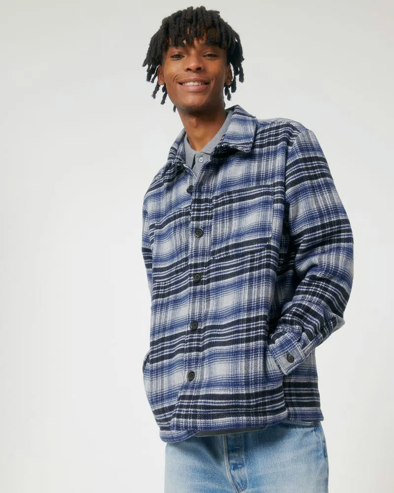 Stanley And Stella Unisex River Check Shirt Jacket Stju950