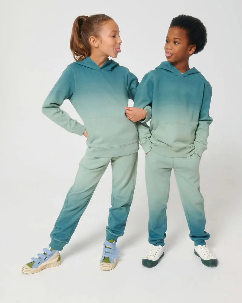 Stanley And Stella Unisex Mini Cruiser Dip Dye Kids Hoodie Sweatshirt Stsk942