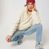 Stanley And Stella Unisex Snugger Sherpa Hoodie Stsu884