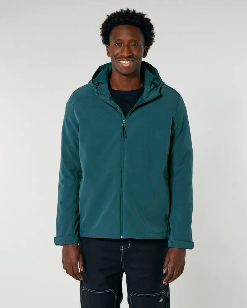 Stanley And Stella Mens Discoverer Hooded Softshell Stjm158