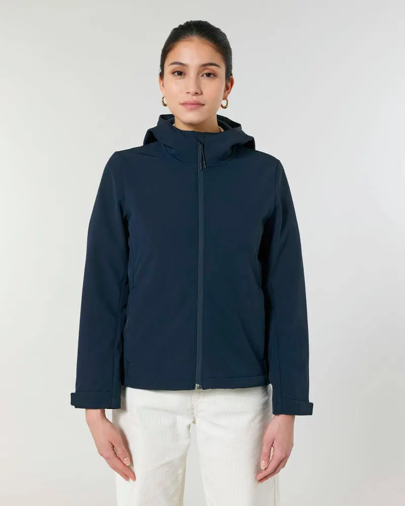 Stanley And Stella Womens Discoverer Hooded Softshell Stjw159