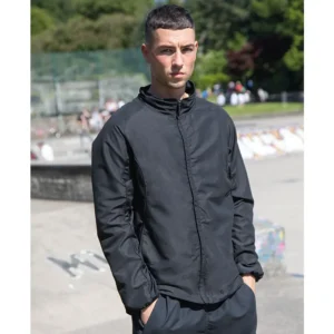 Tombo Mens Full Zip Lined Training Top