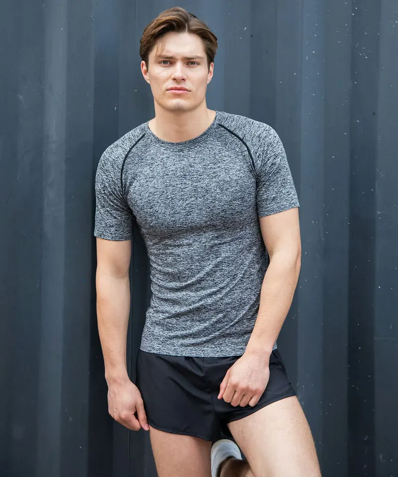 Tombo Mens Seamless Short Sleeved Top