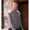 Tombo Mens ¼ Zip Top With Reflective Panels