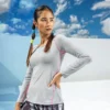 Tridri Womens Laser Cut Scooped Top