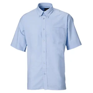 Last Chance To Buy Mens Oxford Weave Short Sleeve Shirt Sh64250