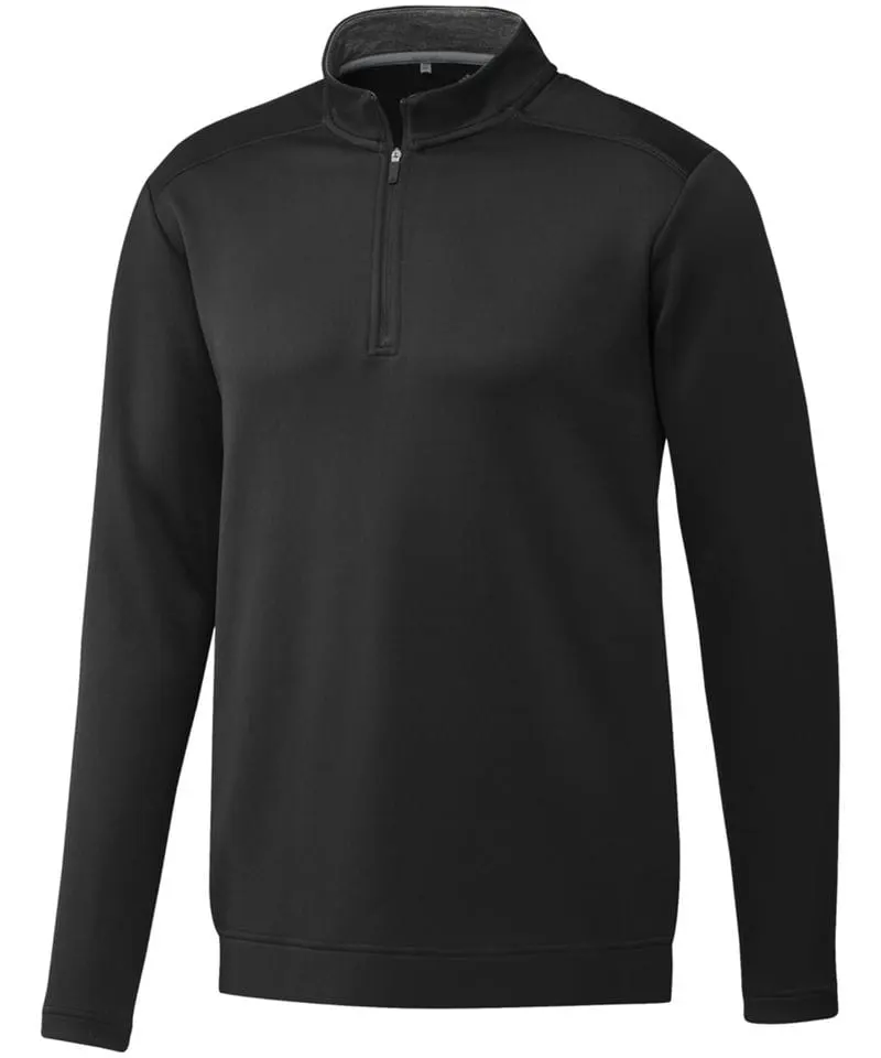 Adidas Mens Club ¼ Zip In Black