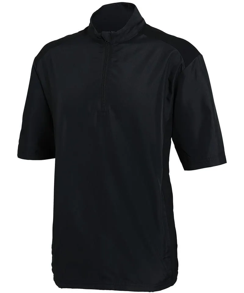 Adidas Mens Club Wind Short Sleeve Jacket In Black