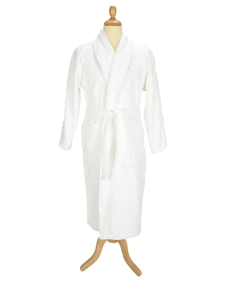 A&R Towels Artg Bath Robe With Shawl Collar