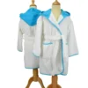 White/Aqua Blue