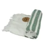 White/Dark Green