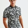 Asquith & Fox Mens Camo Pique Polo