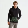 Asquith & Fox Mens Camo Trimmed Hoodie