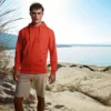 Asquith & Fox Mens Coastal Vintage Wash Loop Back Hoodie