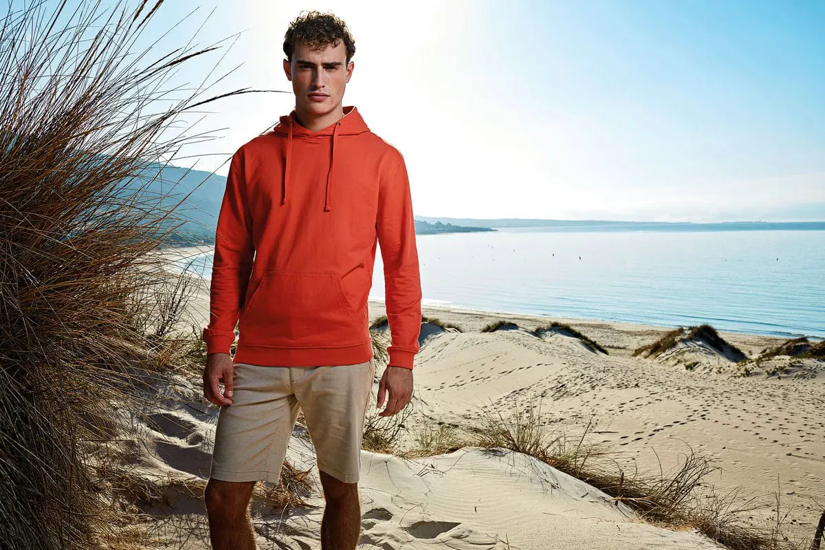 Asquith & Fox Mens Coastal Vintage Wash Loop Back Hoodie