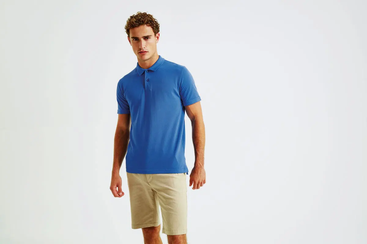 Asquith & Fox Mens Coastal Vintage Wash Polo