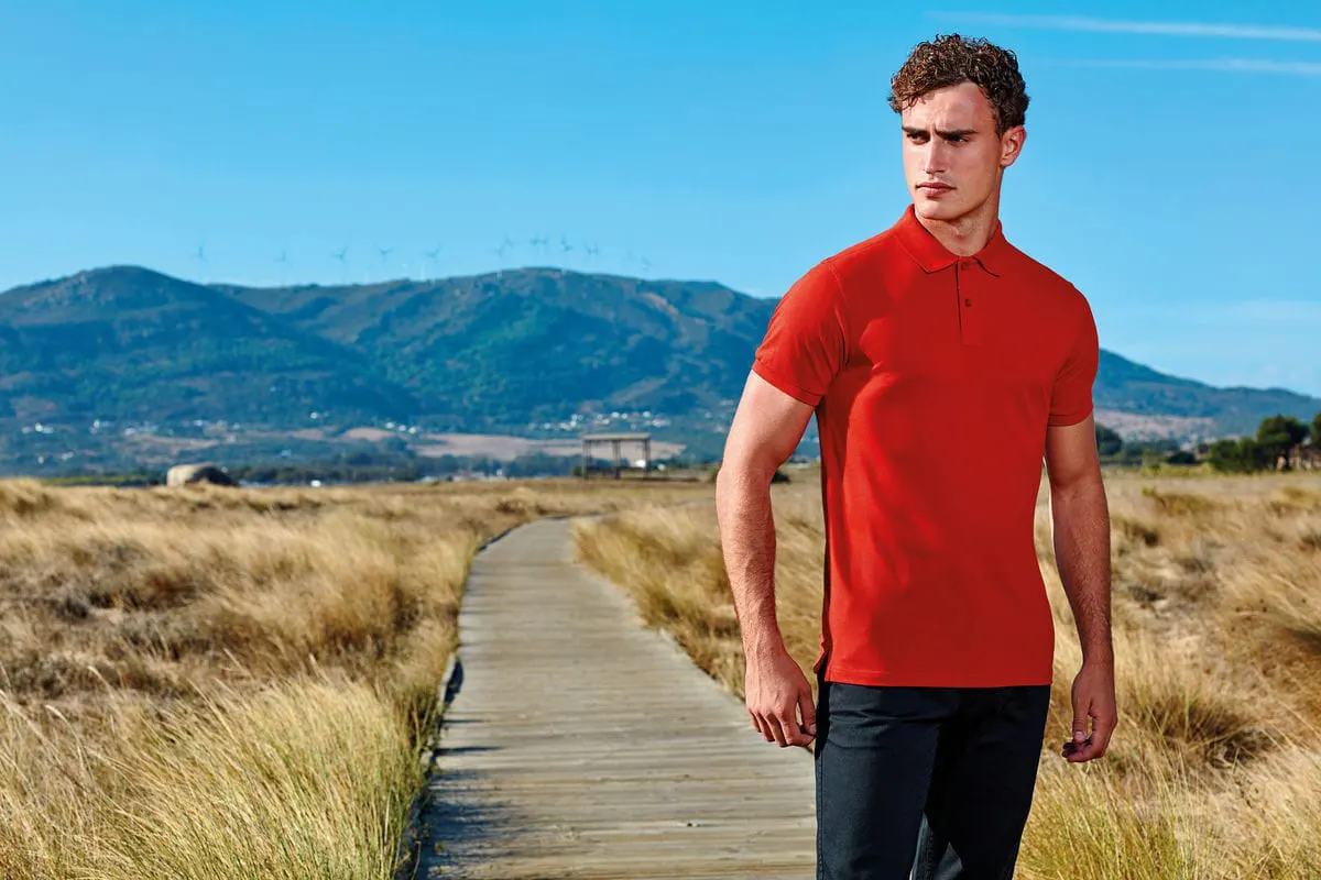 Asquith & Fox Mens Polycotton Blend Polo