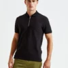 Asquith & Fox Mens Zip Polo