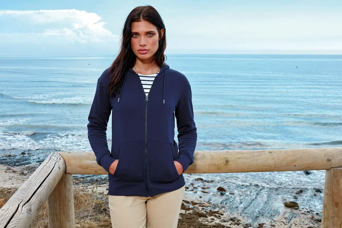 Asquith & Fox Womens Zip Through Organic Hoodie