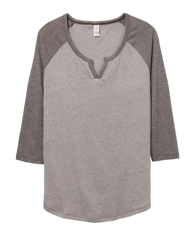 Last Chance To Buy Womens Outfield 3/4 Sleeve Vintage 50/50 T Shirt