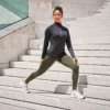 Awdis Just Cool Womens Cool Flex Long Half Zip Top