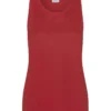 Awdis Just Cool Womens Cool Smooth Sports Vest In Fire Red