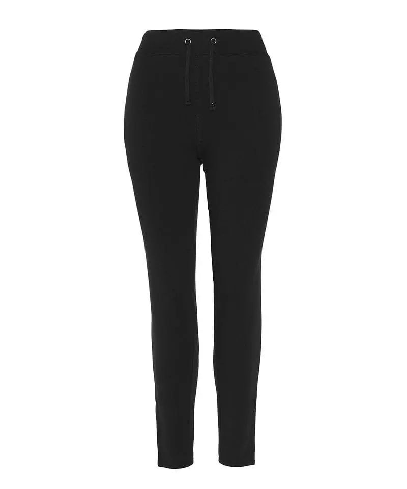 Awdis Just Cool Womens Cool Tapered Jog Pants In Jet Black