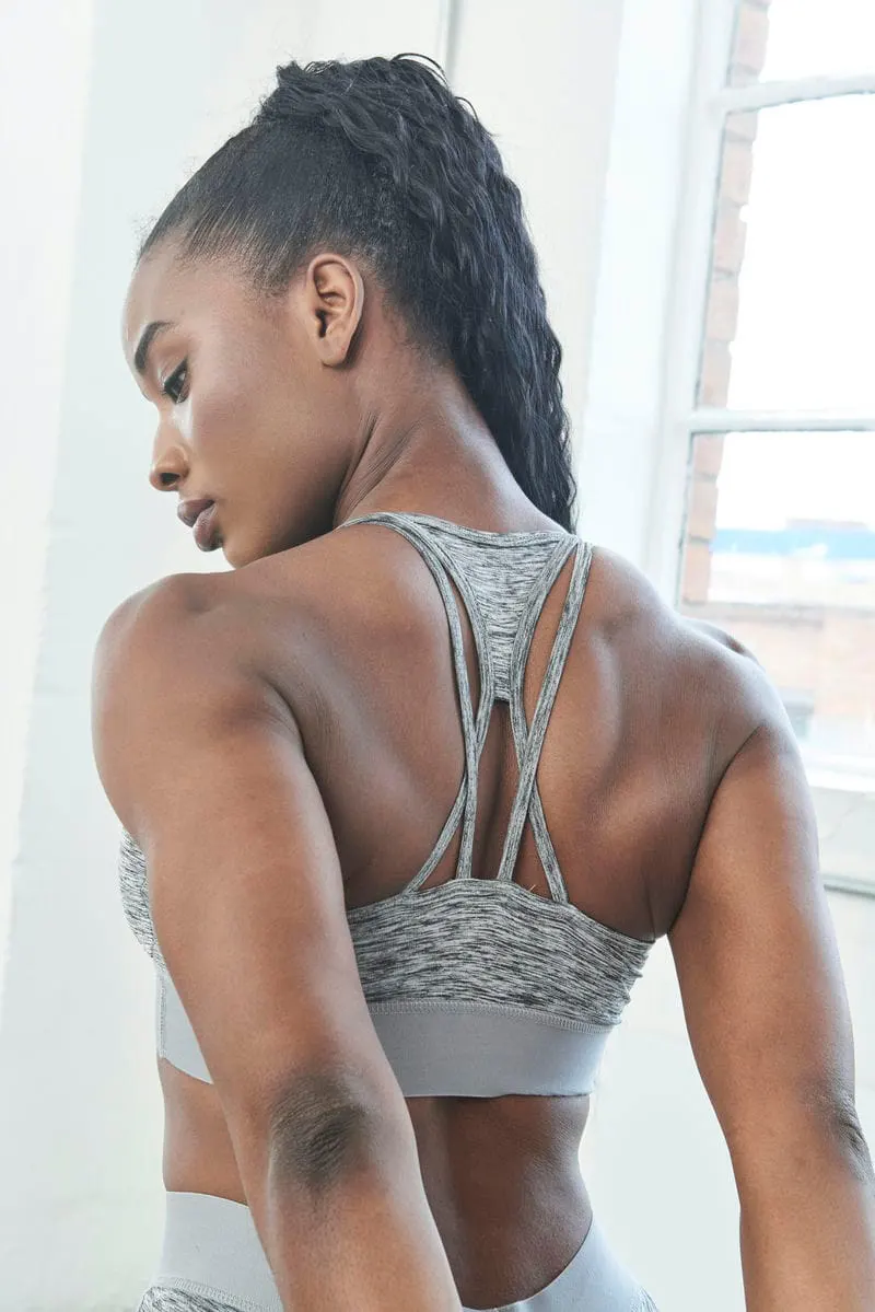 Awdis Just Cool Womens Cross Back Crop Top