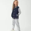 Awdis Just Hoods Unisex Kids Varsity Jacket