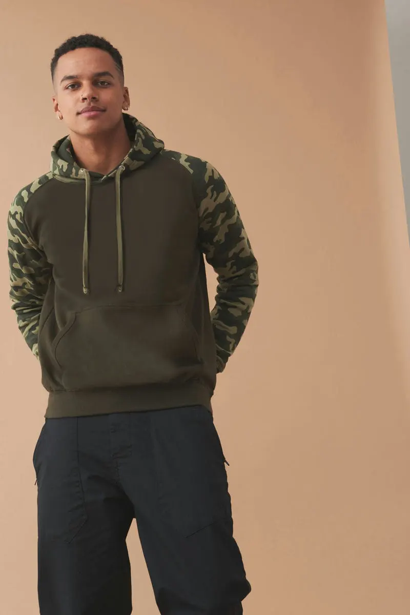 Awdis Just Hoods Mens Baseball Hoodie