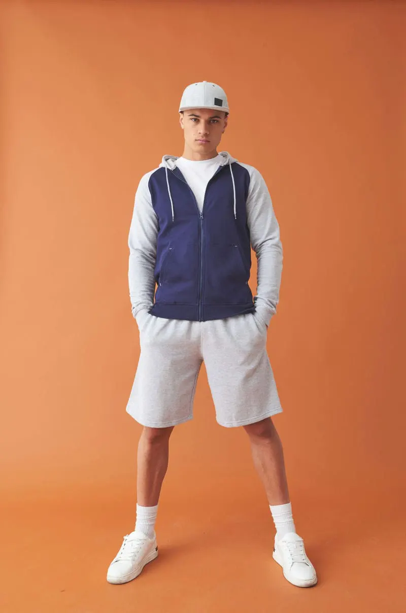 Awdis Just Hoods Mens Baseball Zoodie