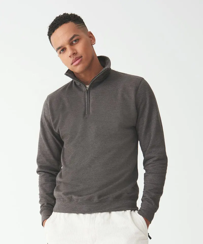 Awdis Just Hoods Mens Sophomore ¼ Zip Sweatshirt