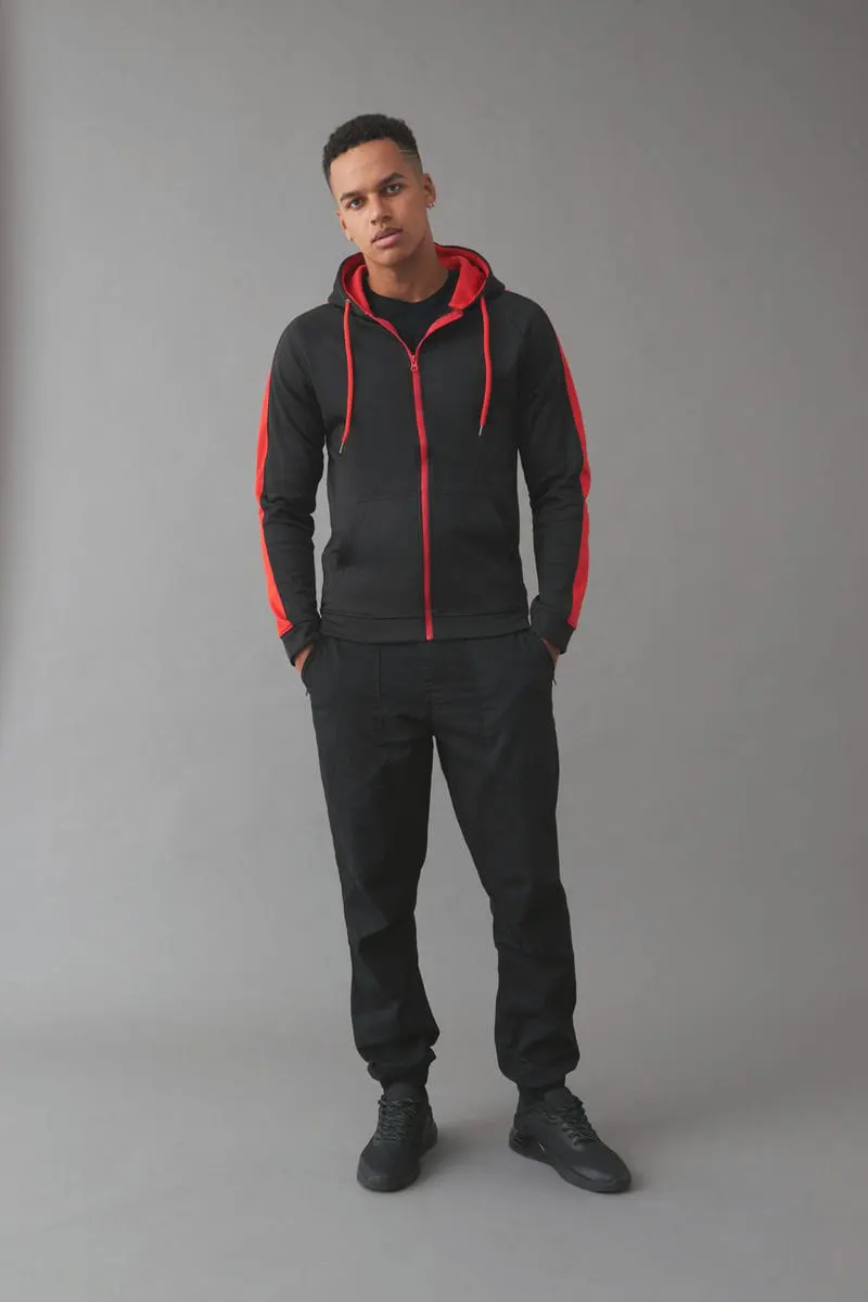 Awdis Just Hoods Mens Sports Polyester Zoodie