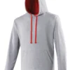 Heather Grey/Fire Red