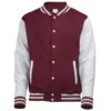 Burgundy/Heather Grey