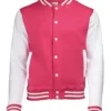 Hot Pink/White