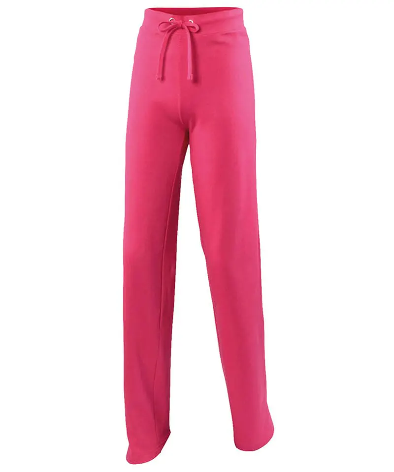 Awdis Just Hoods Womens Sweatpants In Hot Pink