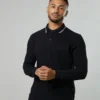 Awdis Just Polos Unisex Long Sleeve Tipped 100 Polo