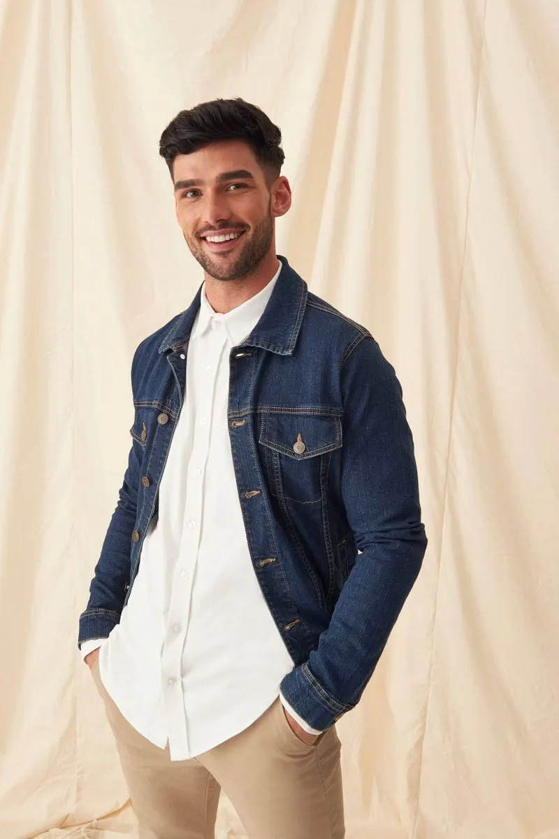 Awdis So Denim Mens Oscar Knitted Shirt