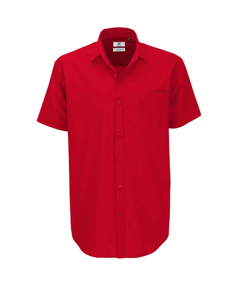 B&C Collection Mens Heritage Short Sleeve And Men