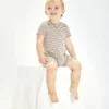 Babybugz Baby Striped Playsuit