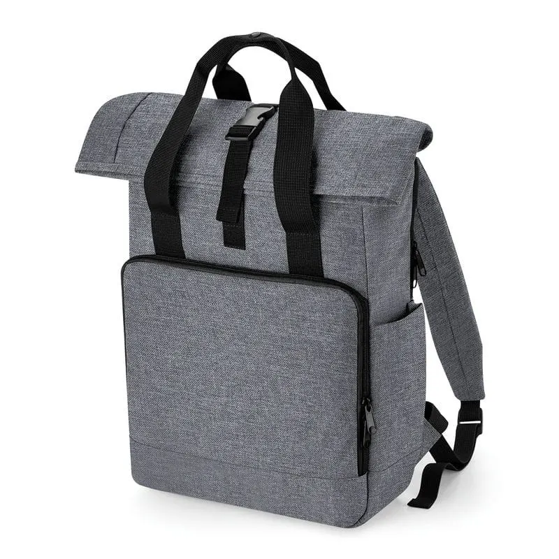 Bagbase Recycled Twin Handle Roll Top Laptop Backpack