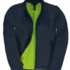 Navy/Neon Green Lining