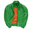 Real Green/Neon Orange Lining