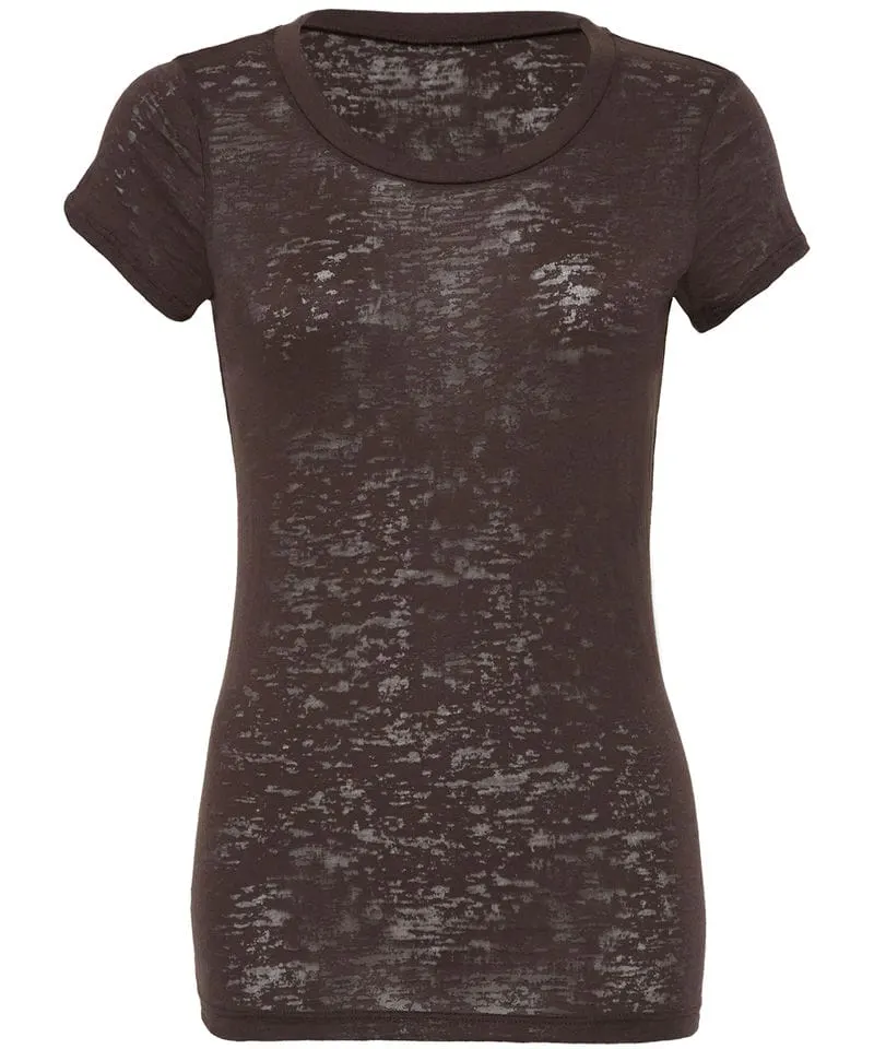Bella Canvas Womens Burnout T Shirt