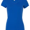 Bella Canvas Baby Rib Short Sleeve V Neck T Shirt