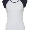 Bella Canvas Baby Rib Cap Sleeve Contrast Raglan T Shirt