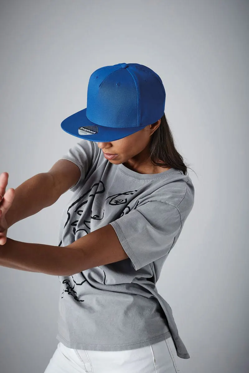 Beechfield 5 Panel Snapback Rapper Cap