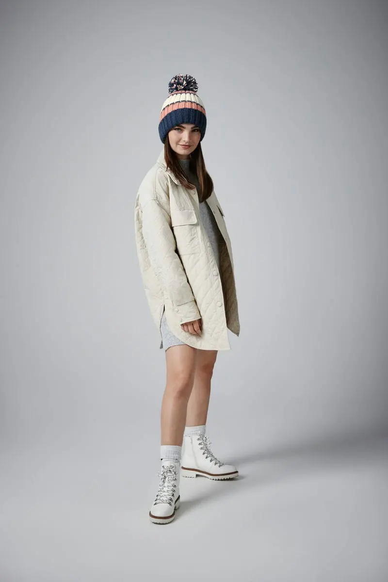 Beechfield Hygge Striped Beanie