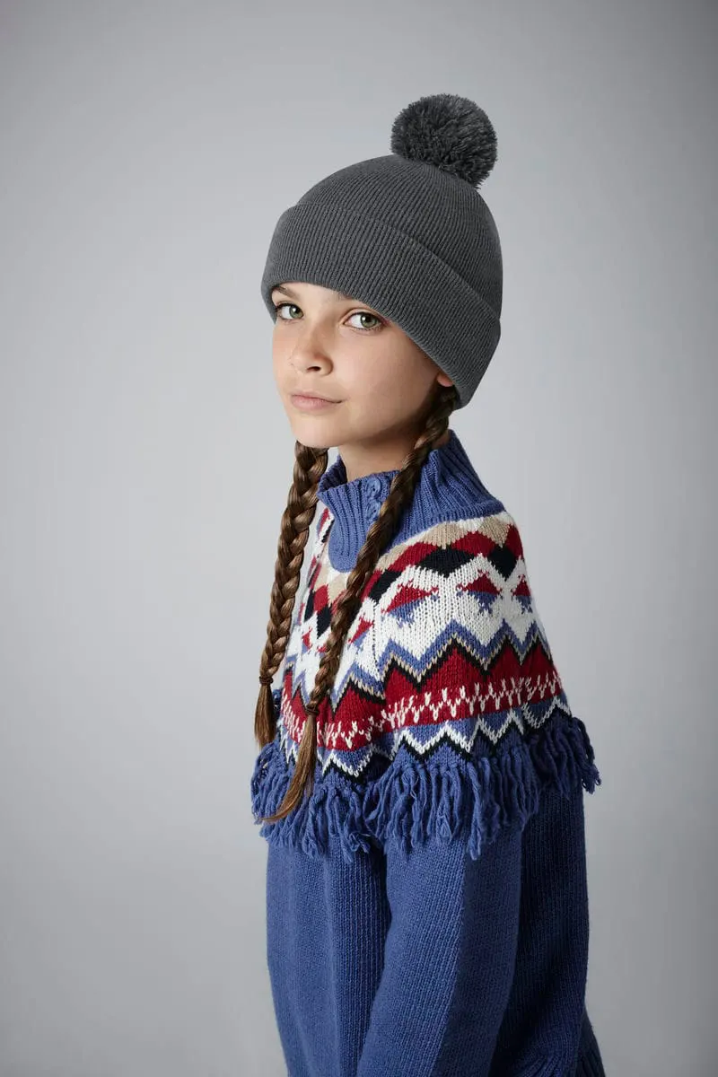 Beechfield Junior Original Pom Pom Beanie